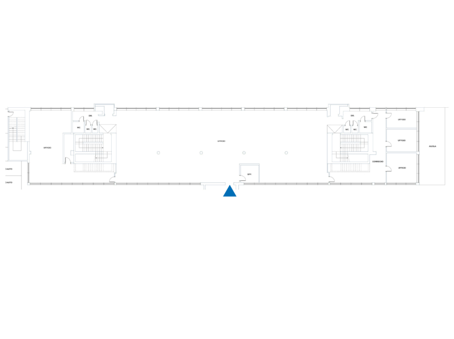 MK2, Cinisello Balsamo, planimetria ufficio