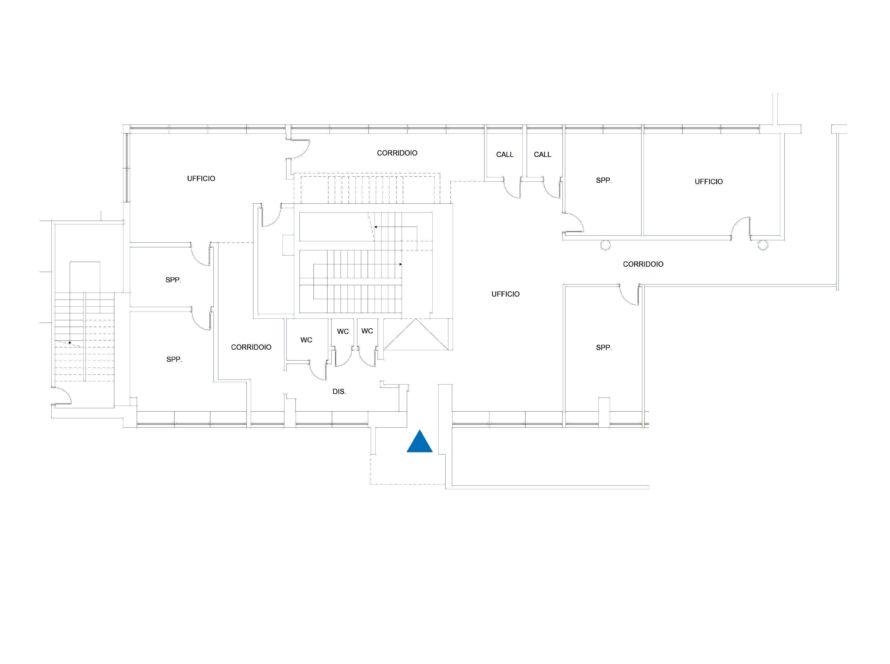 MK2, Cinisello Balsamo, planimetria ufficio