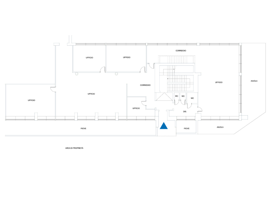 MK2, Cinisello Balsamo, planimetria ufficio